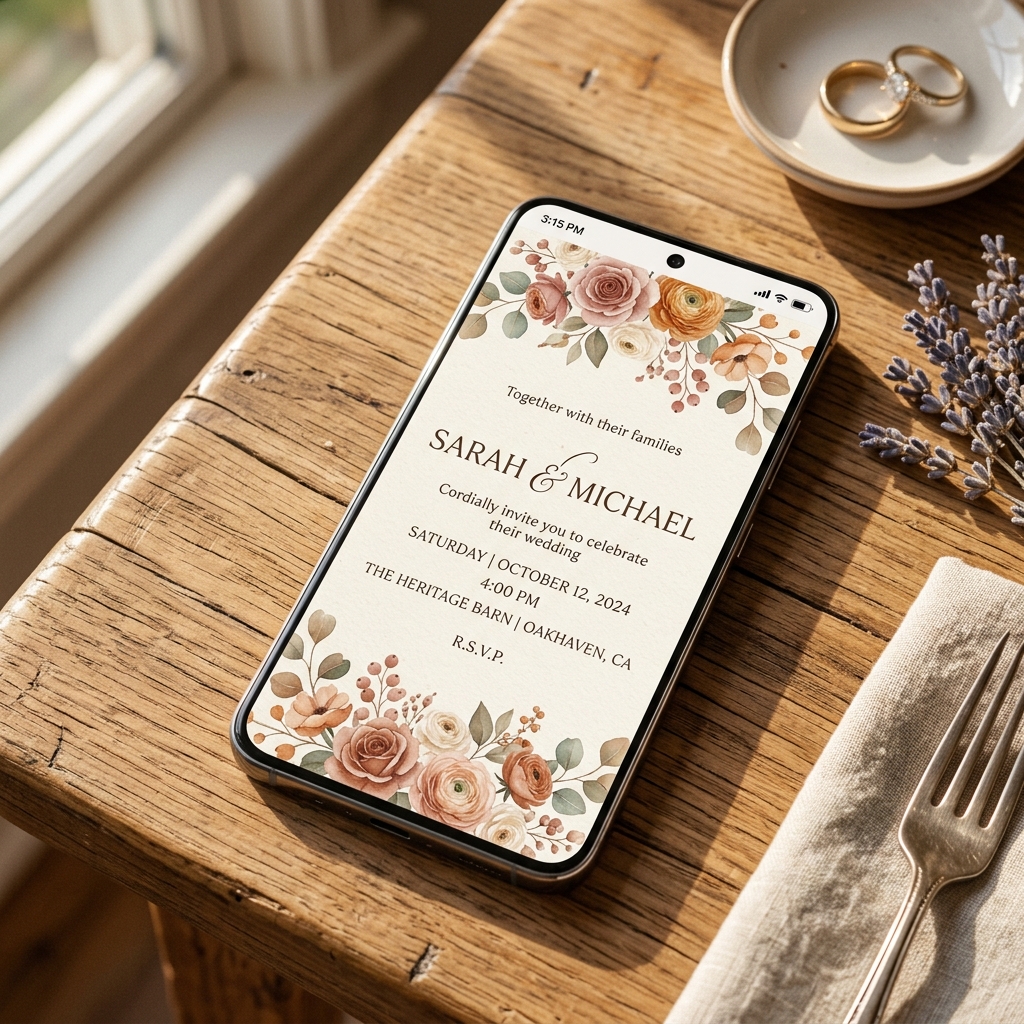 Rustic Floral (Warm Tone)